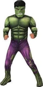 Kids Costumes to Hire - Hulk Onesie - 7 Years